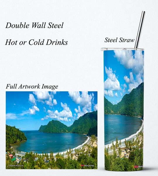 Steel Tumbler 20oz ( Seascape ) Maracas Bay