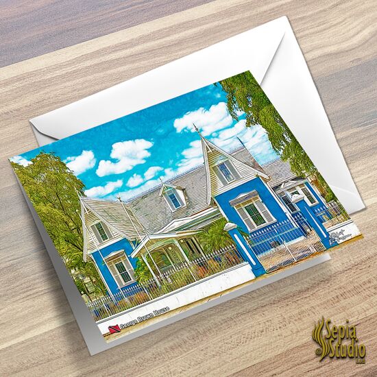 Greeting Cards 5" x 7" (Digital Art) George Brown House